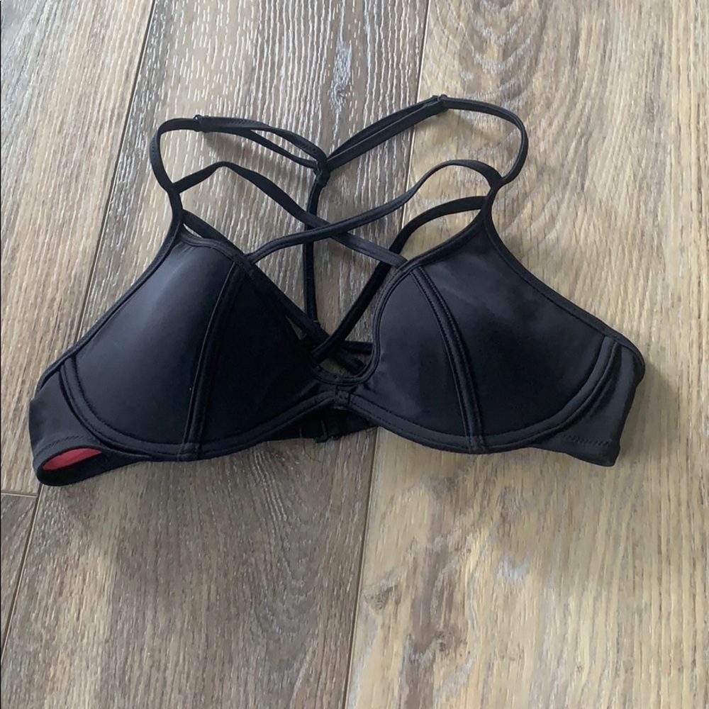 Black bikini top